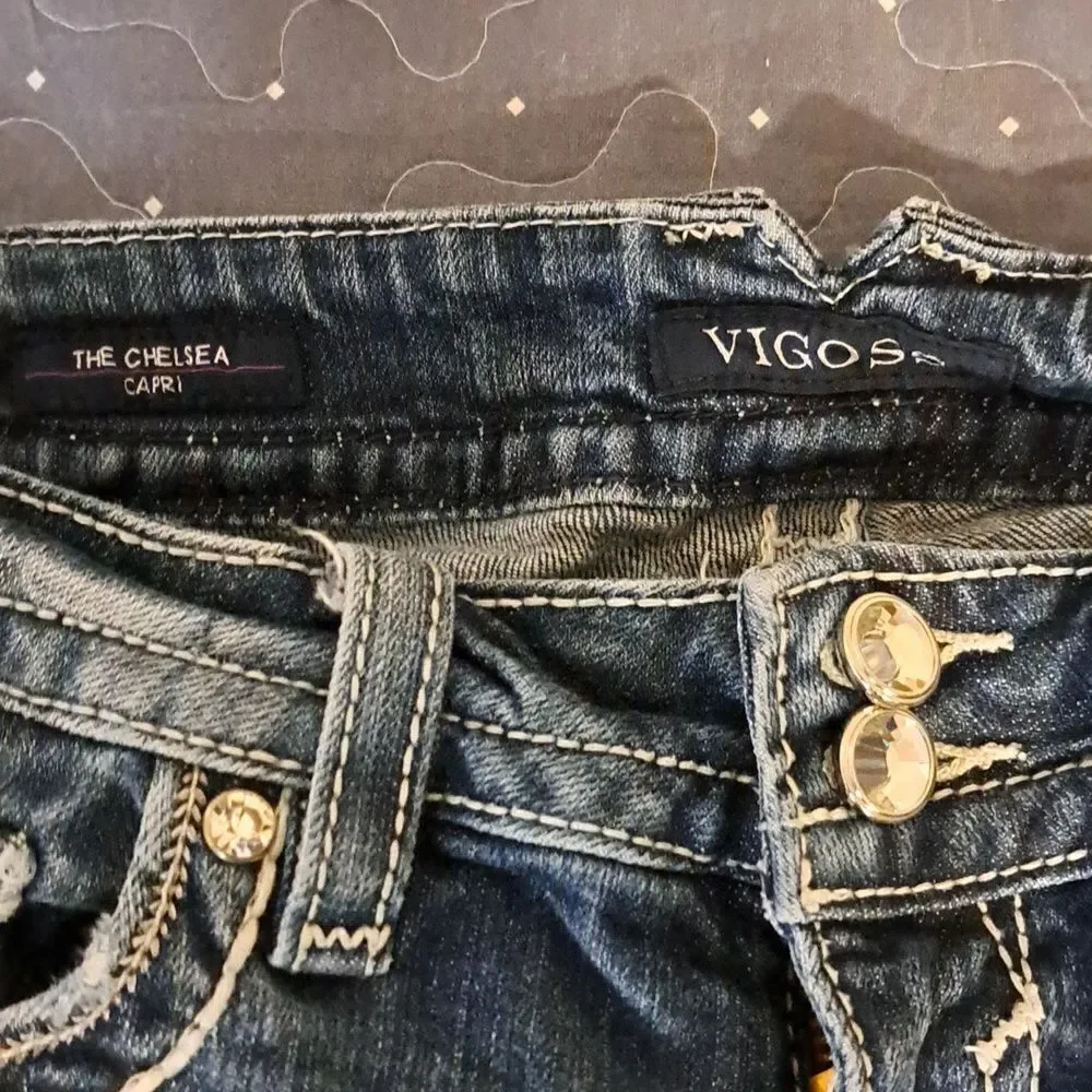 VIGOSS The Chelsea Capri jeans size 3/4